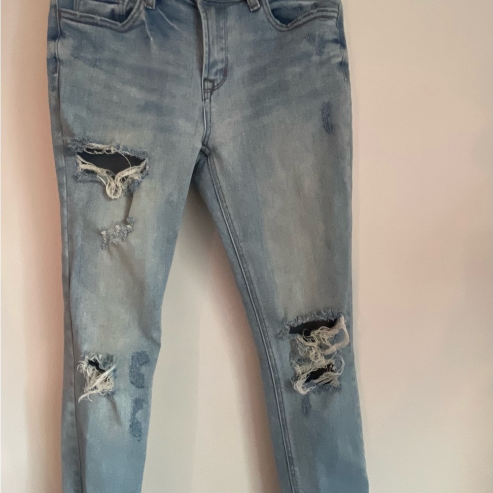 Vervet Jean - Distressed Light Blue Women's